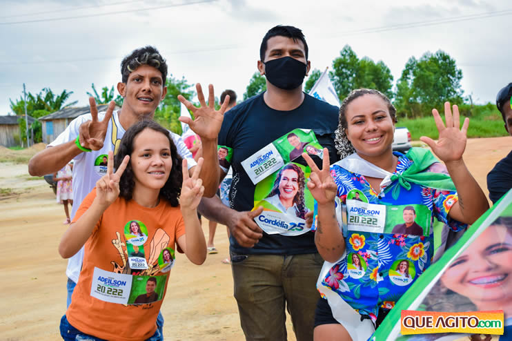 Candidato a vereador Adeilson do Açougue lança campanha com grande caminhada 38