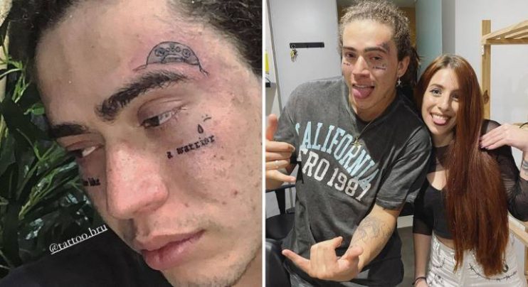 Whindersson faz novas tatuagens no rosto e fãs se preocupam 110