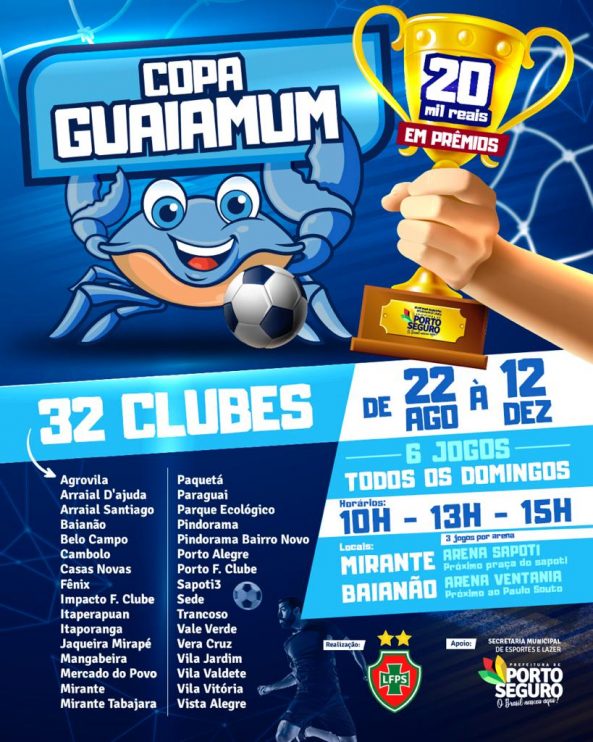 Copa Guaiamum resgata futebol amador incentivando 32 clubes locais 12