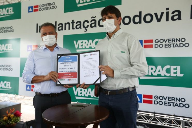 Governo da Bahia e Veracel Celulose anunciam ordem de serviço para a construção de uma nova rodovia estadual 8