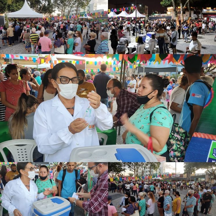 “Arraiá da Vacinação” imuniza cerca de 1.400 pessoas contra a Covid-19 em Eunápolis 9
