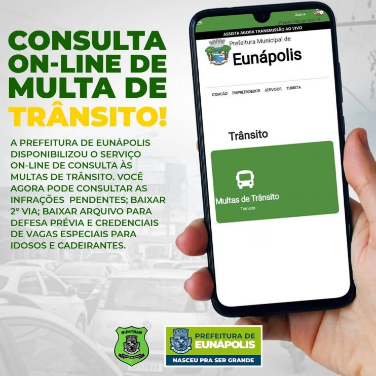Prefeitura de Eunápolis disponibiliza serviços de trânsito on-line para população 13
