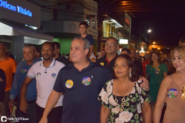 Multidão lota ruas de Itagimirim em caminhada e encontrão com Vitor Azevedo 87