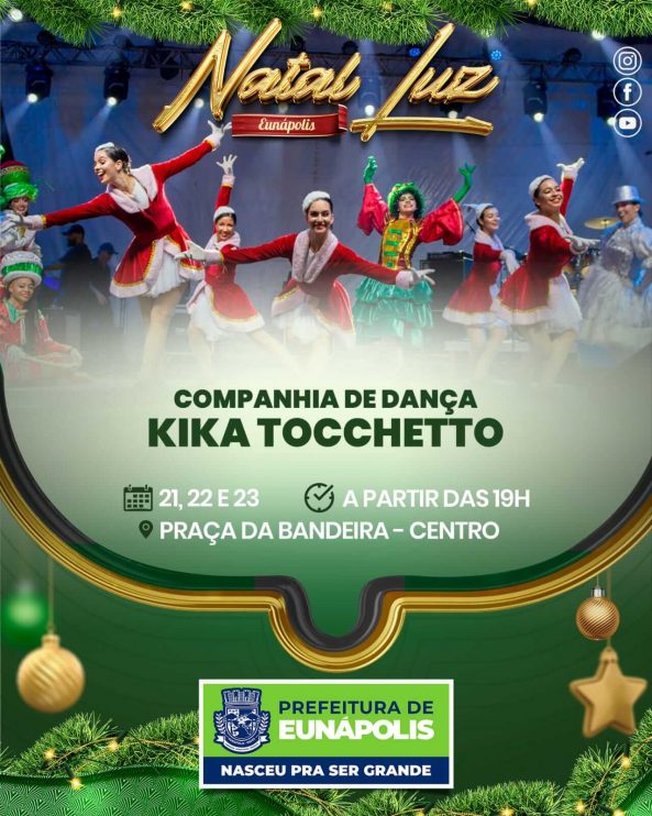Companhia de dança Kika Tocchetto é destaque na programação do Natal Luz até sexta-feira 6