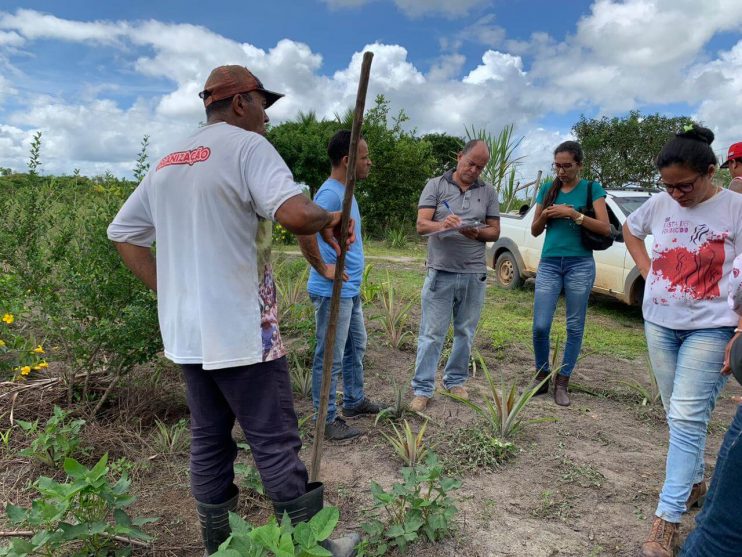 Agricultura realiza visita técnica no meio rural para acompanhar produção dos agricultores cadastrados no PAA 14