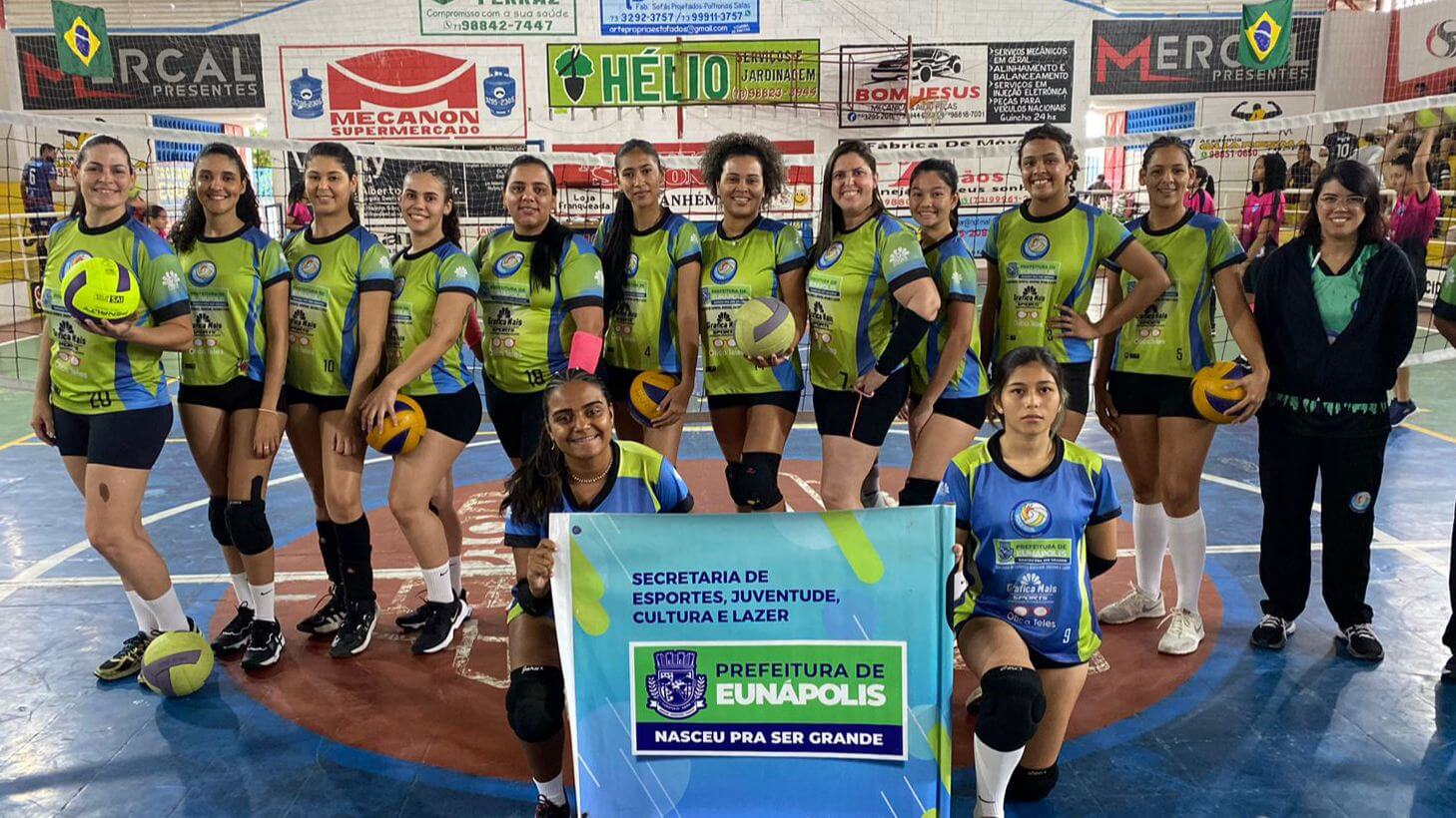 Seleções de Eunápolis se destacam no 1º Zonal da Liga de Voleibol do Extremo Sul da Bahia 7