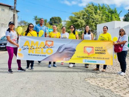 Prefeitura de Itagimirim realiza abertura da campanha Setembro Amarelo com ação informativa no trânsito 13