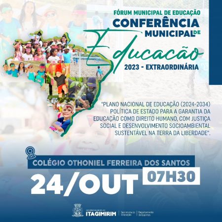 Itagimirim Conferência Municipal de Educação acontece nesta terça-feira (24) 11