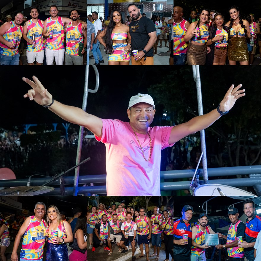 Bloco Risca Chão é sucesso absoluto no Salto Folia 2024, com a banda Trivelada 6