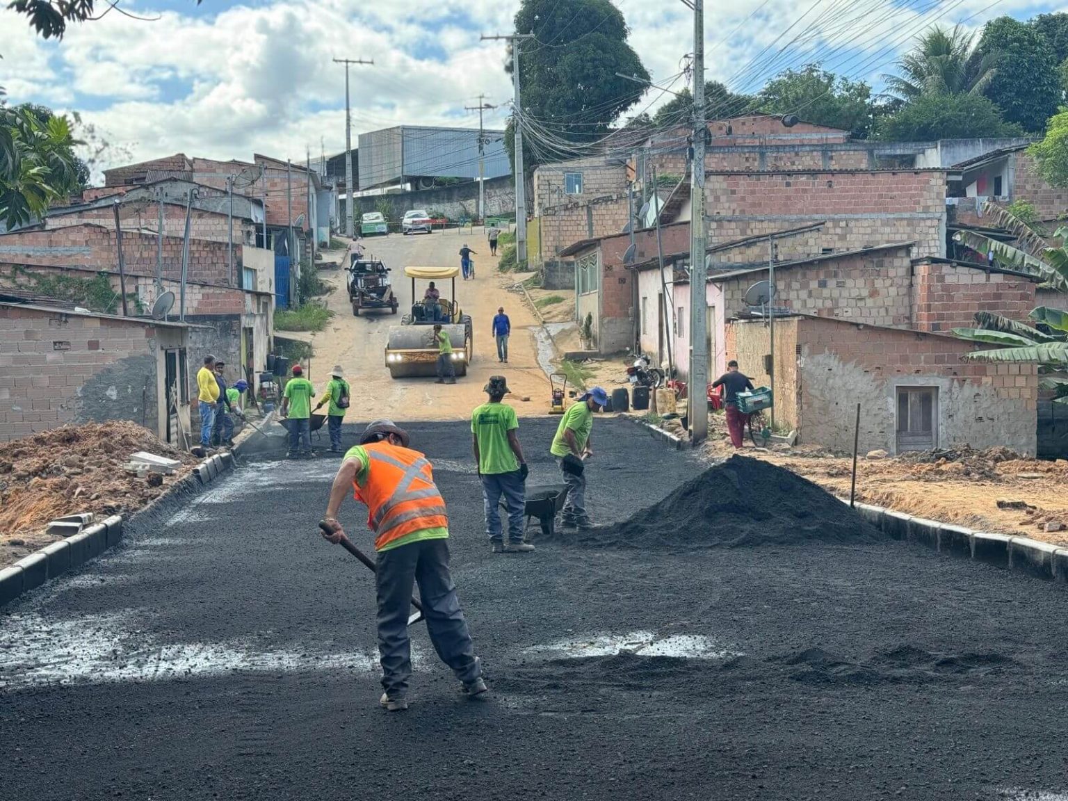 Obras em andamento: ladeira que liga Juca Rosa a Rosa Neto já está em processo de pavimentação asfáltica 8