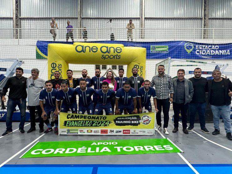 Prefeita Cordélia apoia Campeonato Evangélico de Futsal na Estação Cidadania 21