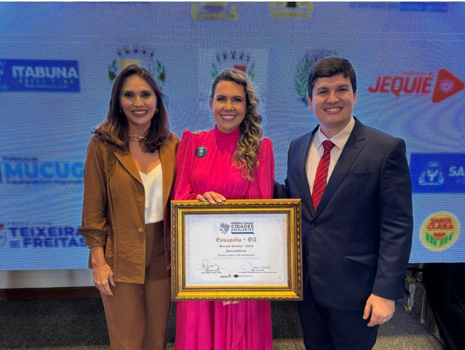 Eunápolis: Gestão da prefeita Cordélia ganha o Prêmio Band Cidades Excelentes em Sustentabilidade 8