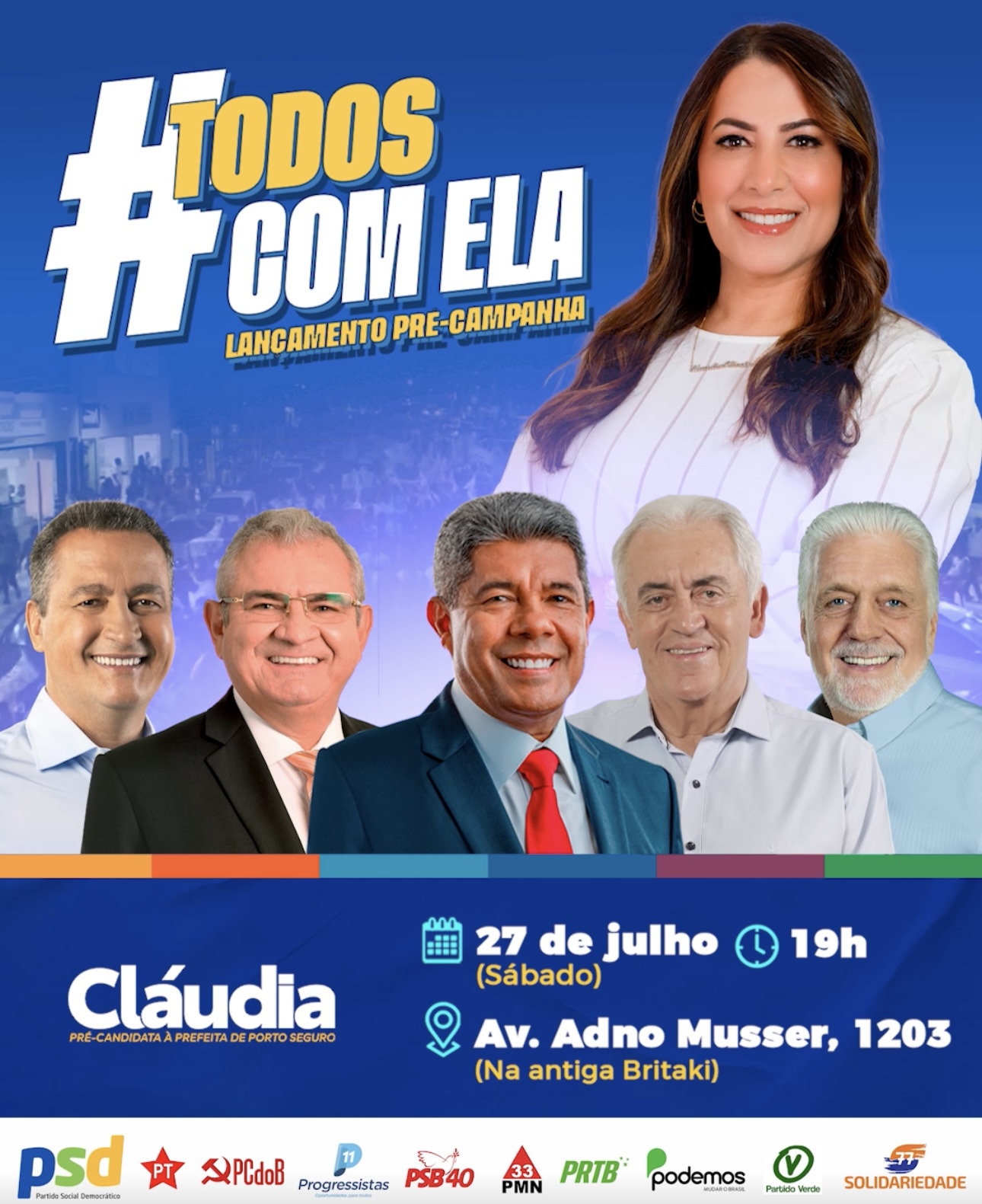 Cláudia Oliveira lança sua pré-candidatura à Prefeita de Porto Seguro 5