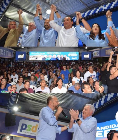 Robério atrai multidão para lançamento de sua pré-candidatura a prefeito de Eunápolis 227