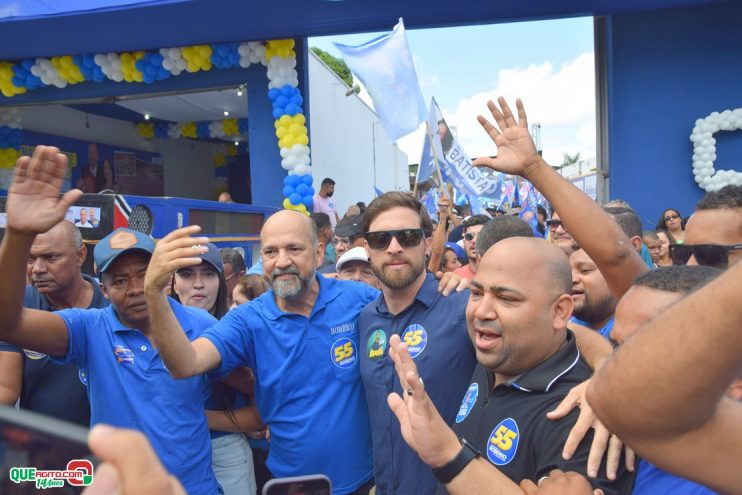 Robério Oliveira inaugura Comitê Central e realiza grande caminhada ao lado do povo 16