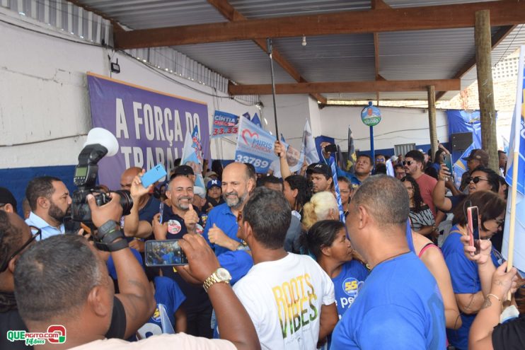 Robério Oliveira inaugura Comitê Central e realiza grande caminhada ao lado do povo 17