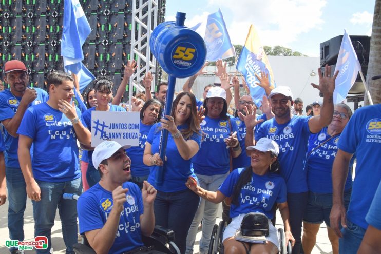 Robério Oliveira inaugura Comitê Central e realiza grande caminhada ao lado do povo 21