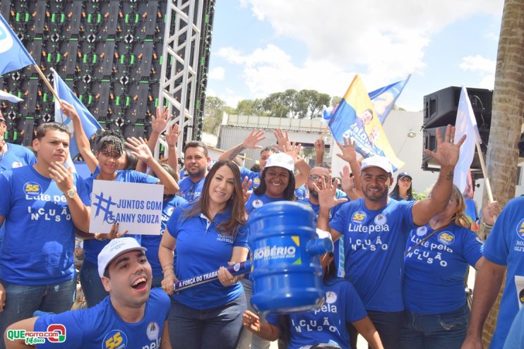 Robério Oliveira inaugura Comitê Central e realiza grande caminhada ao lado do povo 22