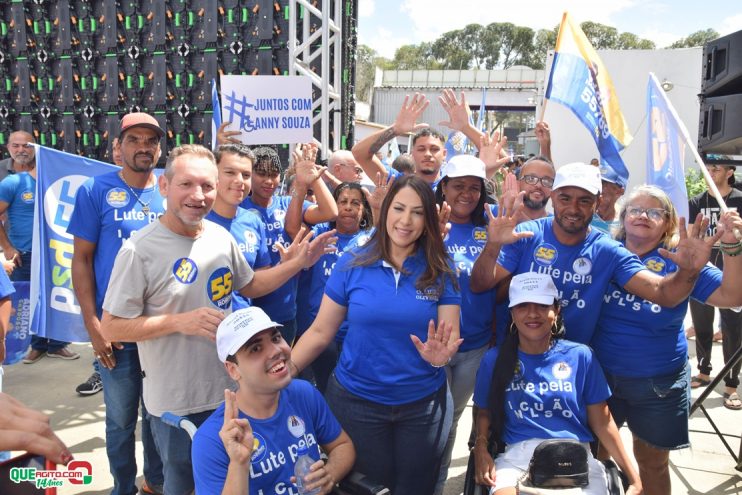 Robério Oliveira inaugura Comitê Central e realiza grande caminhada ao lado do povo 23