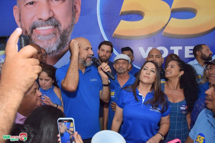 Robério Oliveira inaugura Comitê Central e realiza grande caminhada ao lado do povo 33