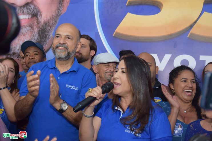 Robério Oliveira inaugura Comitê Central e realiza grande caminhada ao lado do povo 35