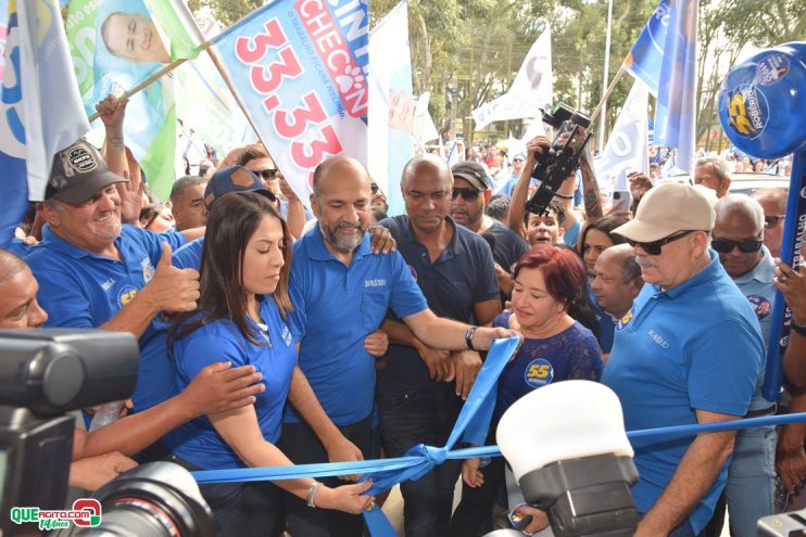 Robério Oliveira inaugura Comitê Central e realiza grande caminhada ao lado do povo 37