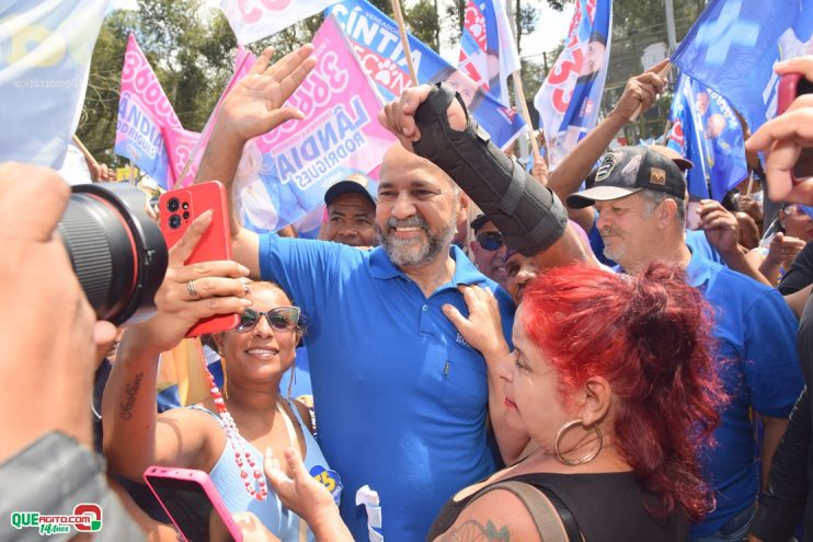 Robério Oliveira inaugura Comitê Central e realiza grande caminhada ao lado do povo 39