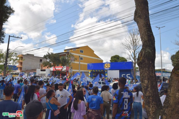 Robério Oliveira inaugura Comitê Central e realiza grande caminhada ao lado do povo 75