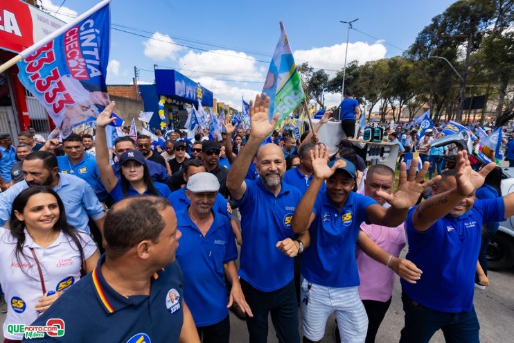 Robério Oliveira inaugura Comitê Central e realiza grande caminhada ao lado do povo 125