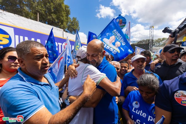 Robério Oliveira inaugura Comitê Central e realiza grande caminhada ao lado do povo 126