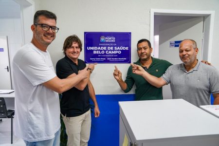 INAUGURAÇÃO DA NOVA UNIDADE DE SAÚDE DA FAMÍLIA BELO CAMPO 4