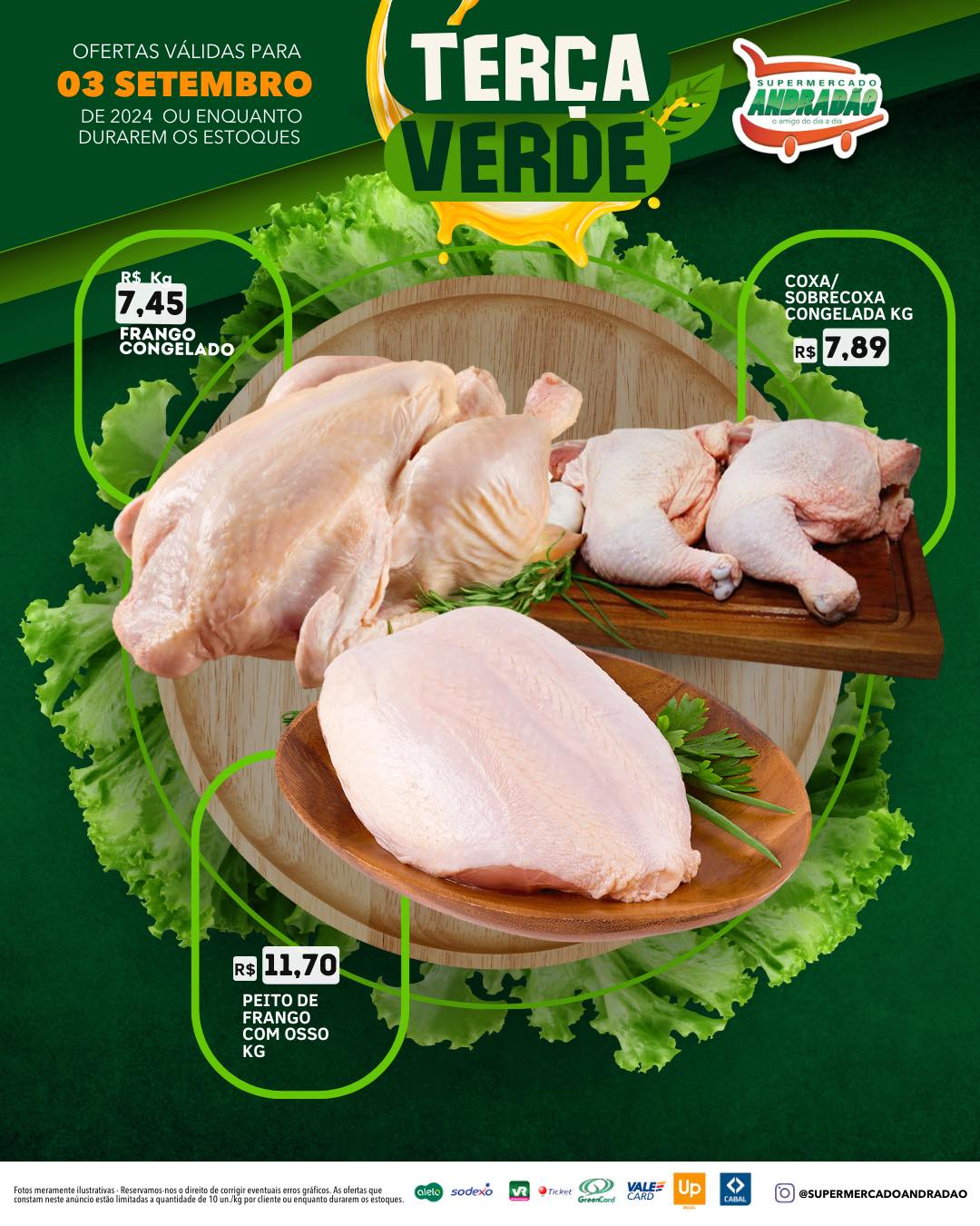 Confiram as ofertas desta terça verde - 03/09/24 – Supermercado Andradão - Eunápolis 7