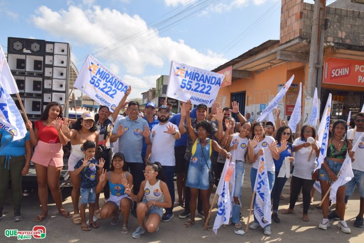 Robério arrasta multidão em caminhada e visita à feira do Juca Rosa neste domingo 95