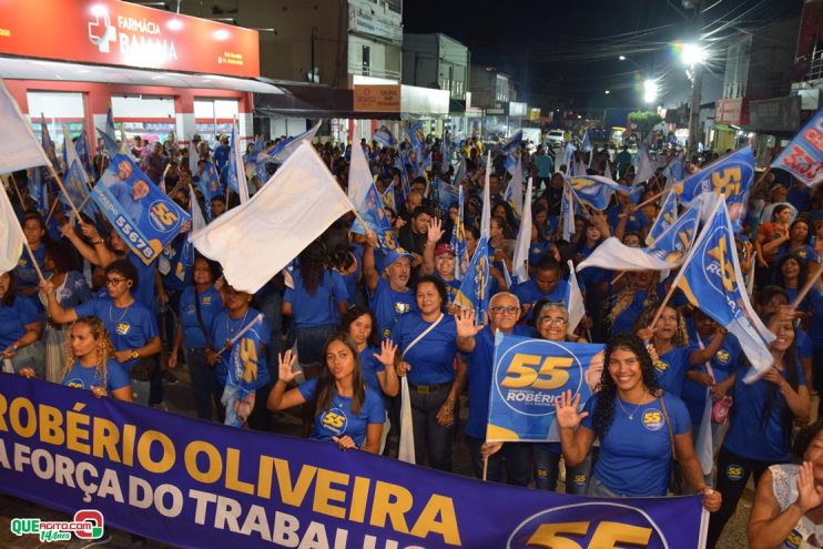 Robério mostra força política com apoio do governador e ministro; juntos anunciaram grandes investimentos para Eunápolis em comício 8