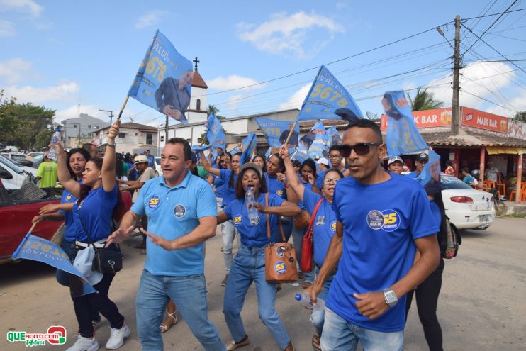 EUNÁPOLIS: Candidato a vereador Givaldo Alves mobiliza apoiadores e apresenta propostas em eventos políticos no domingo 15