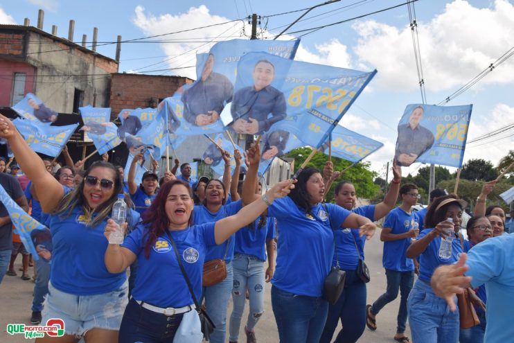 EUNÁPOLIS: Candidato a vereador Givaldo Alves mobiliza apoiadores e apresenta propostas em eventos políticos no domingo 20