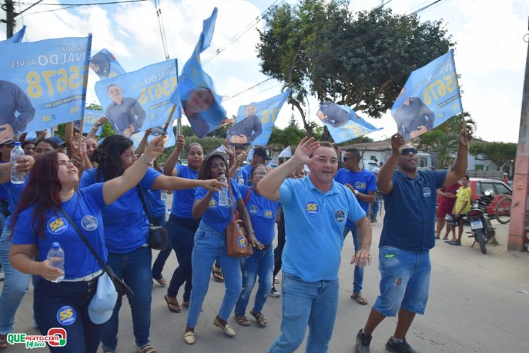 EUNÁPOLIS: Candidato a vereador Givaldo Alves mobiliza apoiadores e apresenta propostas em eventos políticos no domingo 22