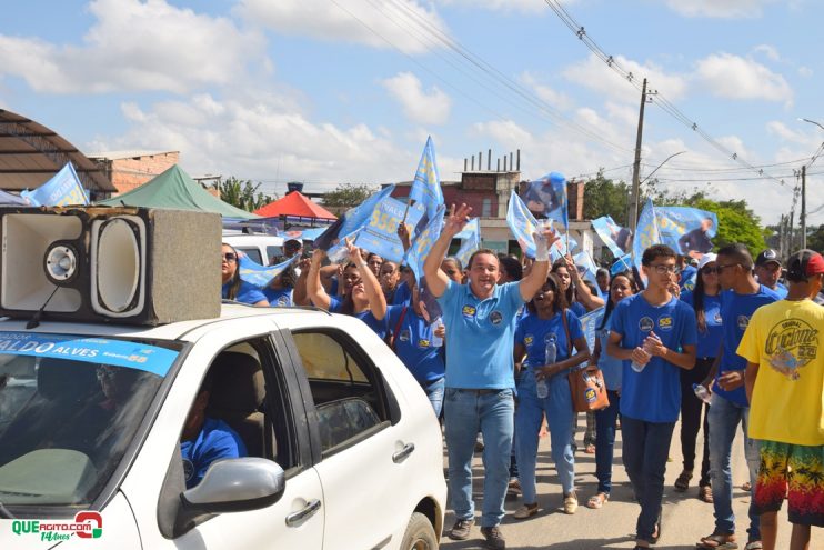 EUNÁPOLIS: Candidato a vereador Givaldo Alves mobiliza apoiadores e apresenta propostas em eventos políticos no domingo 23