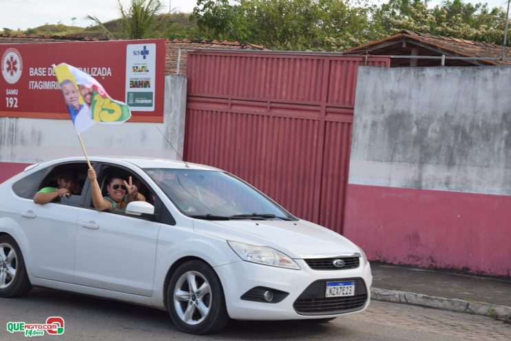 O prefeito de Itagimirim, e candidato à reeleição pelo MDB, Luizinho, realizou, neste sábado (7/set), uma mega carreata seguida da inauguração do Comitê Central de campanha 38