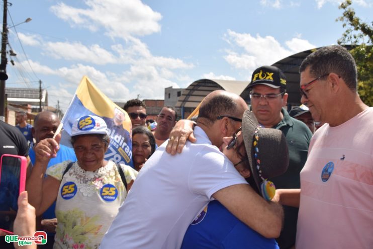 Robério arrasta multidão em caminhada e visita à feira do Juca Rosa neste domingo 10