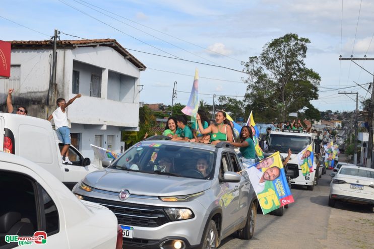 O prefeito de Itagimirim, e candidato à reeleição pelo MDB, Luizinho, realizou, neste sábado (7/set), uma mega carreata seguida da inauguração do Comitê Central de campanha 40