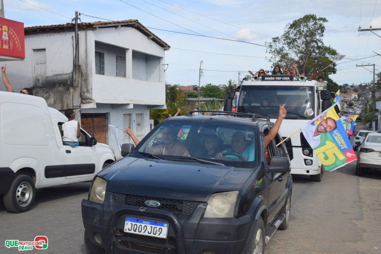 O prefeito de Itagimirim, e candidato à reeleição pelo MDB, Luizinho, realizou, neste sábado (7/set), uma mega carreata seguida da inauguração do Comitê Central de campanha 42