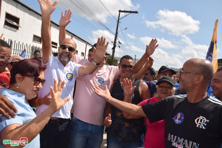 Robério arrasta multidão em caminhada e visita à feira do Juca Rosa neste domingo 11