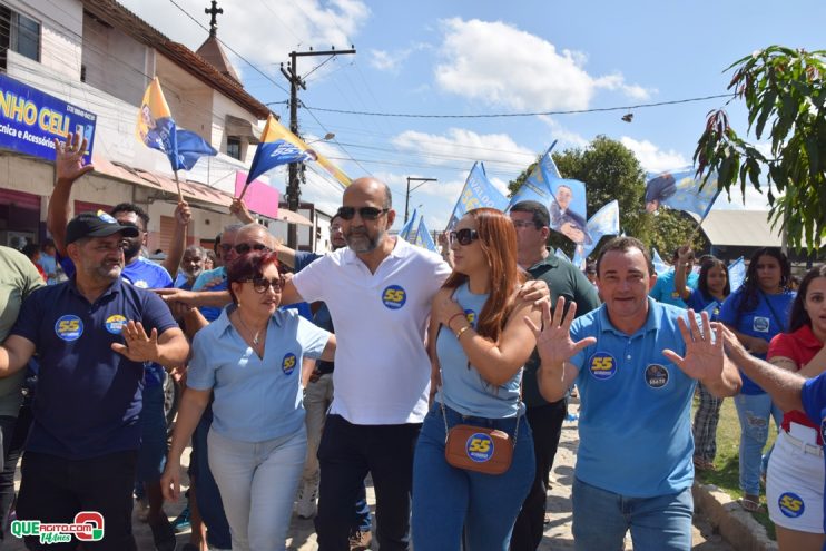 Robério arrasta multidão em caminhada e visita à feira do Juca Rosa neste domingo 13