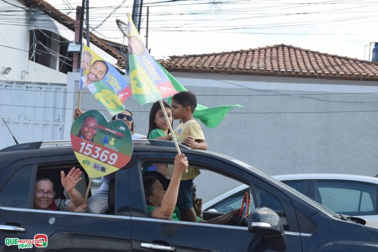 O prefeito de Itagimirim, e candidato à reeleição pelo MDB, Luizinho, realizou, neste sábado (7/set), uma mega carreata seguida da inauguração do Comitê Central de campanha 45