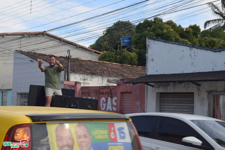 O prefeito de Itagimirim, e candidato à reeleição pelo MDB, Luizinho, realizou, neste sábado (7/set), uma mega carreata seguida da inauguração do Comitê Central de campanha 53