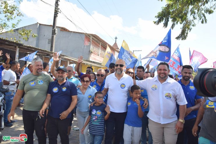 Robério arrasta multidão em caminhada e visita à feira do Juca Rosa neste domingo 15