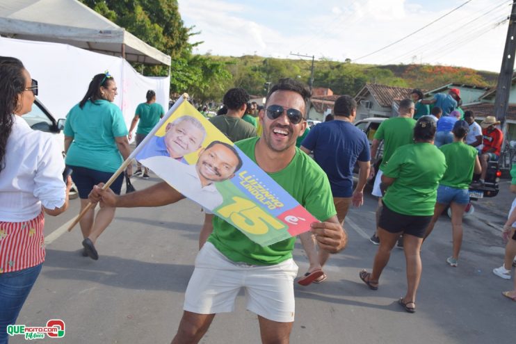 O prefeito de Itagimirim, e candidato à reeleição pelo MDB, Luizinho, realizou, neste sábado (7/set), uma mega carreata seguida da inauguração do Comitê Central de campanha 55