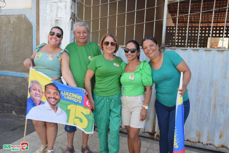 O prefeito de Itagimirim, e candidato à reeleição pelo MDB, Luizinho, realizou, neste sábado (7/set), uma mega carreata seguida da inauguração do Comitê Central de campanha 58