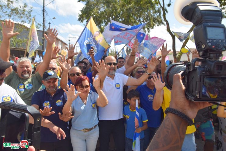 Robério arrasta multidão em caminhada e visita à feira do Juca Rosa neste domingo 16